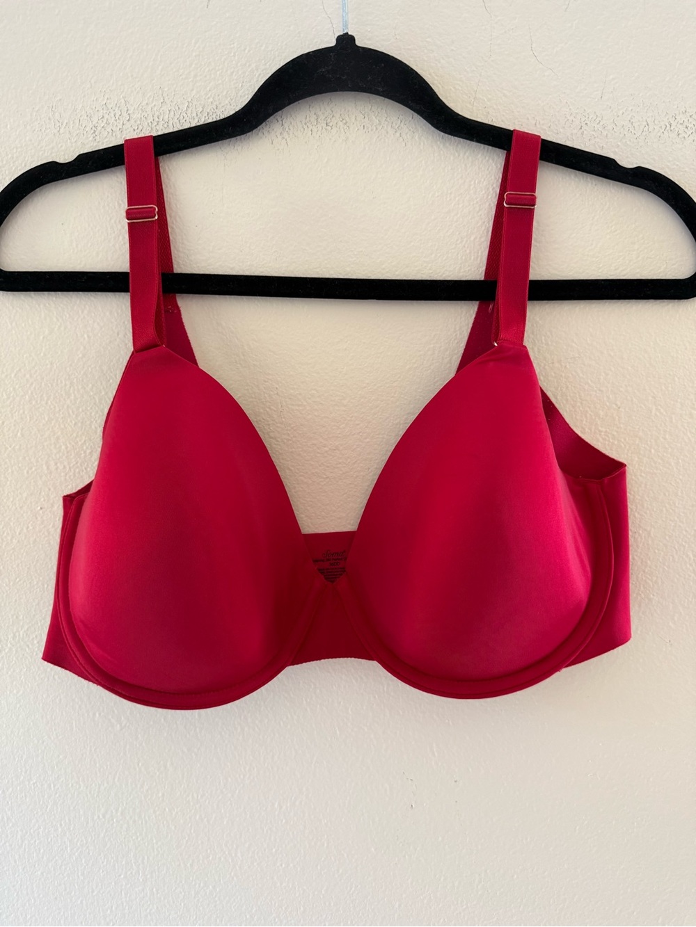 Soma Vanishing 360 Perfect Coverage Smooth Underwire Bra - Cherry Red 36DD